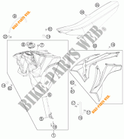 TANK / SEAT for KTM 250 EXC 2013