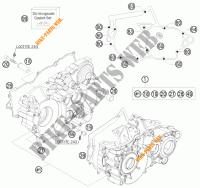 CRANKCASE for KTM 250 EXC 2012