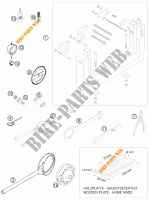 SPECIFIC TOOLS (ENGINE) for KTM 250 EXC 2010