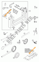 SPECIFIC TOOLS (ENGINE) for KTM 250 EXC 2004