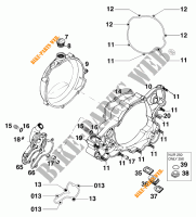 CLUTCH COVER for KTM 250 EXC 2000