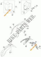 PLASTICS for KTM 200 EXC 2013