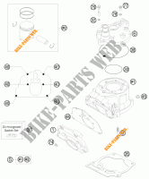CYLINDER / HEAD for KTM 200 EXC 2011