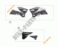 STICKERS for KTM 200 EXC 2007