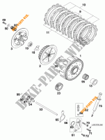 CLUTCH for KTM 200 EXC 1999