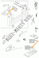 SPECIFIC TOOLS (ENGINE) for KTM 200 EXC 1999