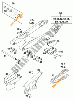SWINGARM for KTM 380 SX 1999