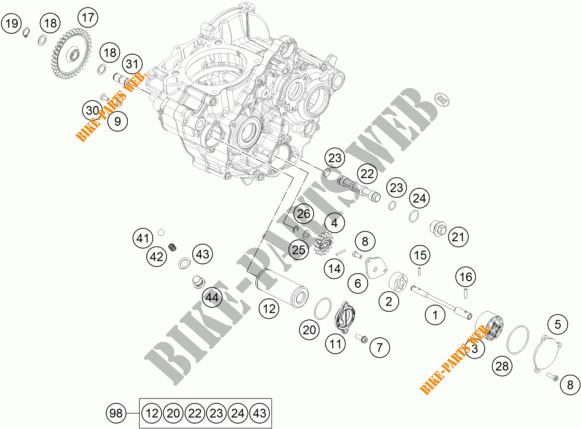 OIL PUMP for KTM 250 SX-F FACTORY EDITION 2016