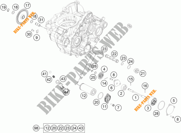 OIL PUMP for KTM 250 SX-F 2018