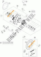REAR WHEEL for KTM 250 SX-F 2017