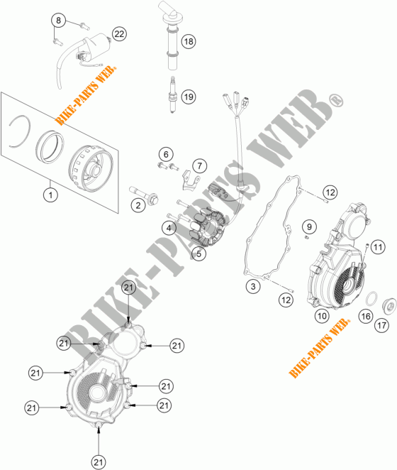IGNITION SYSTEM for KTM 250 SX-F 2016