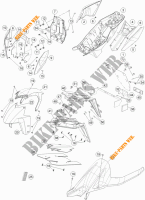 PLASTICS for KTM 1290 SUPER DUKE R SPECIAL EDITION ABS 2016