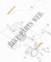REAR BRAKE CALIPER for KTM 1290 SUPER DUKE R SPECIAL EDITION ABS 2016