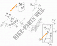 REAR BRAKE MASTER CYLINDER for KTM 1290 SUPER DUKE R SPECIAL EDITION ABS 2016