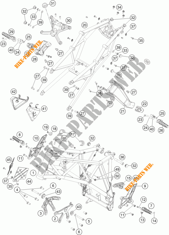 FRAME for KTM 1290 SUPER DUKE R SPECIAL EDITION ABS 2016