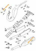 EXHAUST for KTM 125 SX MARZOCCHI/OHLINS 1995