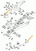 SWINGARM for KTM 125 SX MARZOCCHI/OHLINS 1995