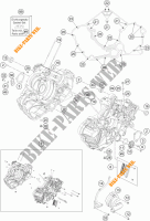 CRANKCASE for KTM 1290 SUPER DUKE R SPECIAL EDITION ABS 2016
