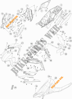 PLASTICS for KTM 1290 SUPER DUKE R SPECIAL EDITION ABS 2016