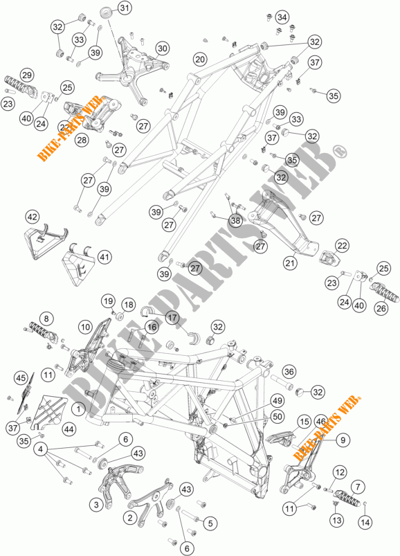 FRAME for KTM 1290 SUPER DUKE R SPECIAL EDITION ABS 2016