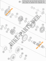 GEARBOX COUNTERSHAFT for KTM 1290 SUPER DUKE R SPECIAL EDITION ABS 2016