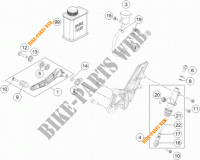 REAR BRAKE MASTER CYLINDER for KTM 1290 SUPER DUKE R SPECIAL EDITION ABS 2016