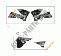 STICKERS for KTM 125 SX 2006