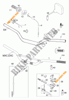 HANDLEBAR / CONTROLS for KTM 125 SX 2001