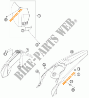 PLASTICS for KTM 450 SX-F FACTORY EDITION 2013