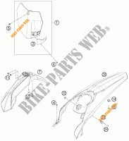 PLASTICS for KTM 450 SX-F 2015