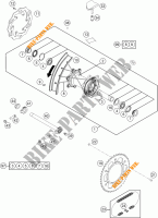 REAR WHEEL for KTM 450 SX-F 2015