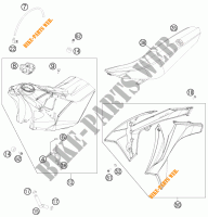 TANK / SEAT for KTM 450 SX-F 2012