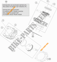 CYLINDER for KTM 1290 SUPER DUKE R WHITE 2018