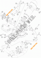 EXHAUST for KTM 1290 SUPER DUKE R WHITE 2018