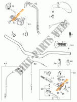 HANDLEBAR / CONTROLS for KTM 400 SX RACING 2000