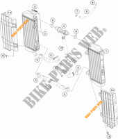 COOLING SYSTEM for KTM 350 SX-F 2018