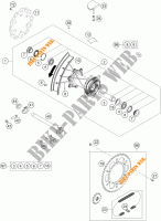REAR WHEEL for KTM 350 SX-F 2018