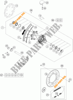 REAR WHEEL for KTM 350 SX-F 2018