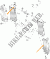 COOLING SYSTEM for KTM 350 SX-F 2016