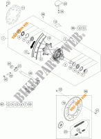 REAR WHEEL for KTM 350 SX-F 2016