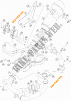 EXHAUST for KTM 1290 SUPER DUKE R WHITE 2017