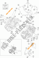 CRANKCASE for KTM 1290 SUPER DUKE R WHITE 2017