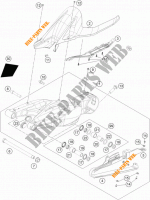 SWINGARM for KTM 1290 SUPER DUKE R WHITE 2017