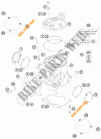 CYLINDER / HEAD for KTM 250 SX 2008
