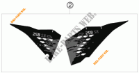 STICKERS for KTM 250 SX 2008