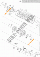 CLUTCH for KTM 1290 SUPER DUKE R ORANGE ABS 2016