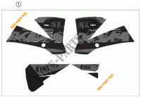 STICKERS for KTM 105 SX 2006