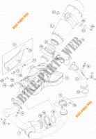 EXHAUST for KTM 1290 SUPER DUKE R ORANGE ABS 2016