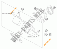 REED VALVE CASE for KTM 85 SX 2004