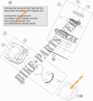 CYLINDER for KTM 1290 SUPER DUKE R ORANGE ABS 2016